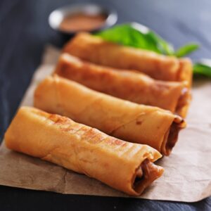 Veg Samosa / Spring Rolls (2 pcs)